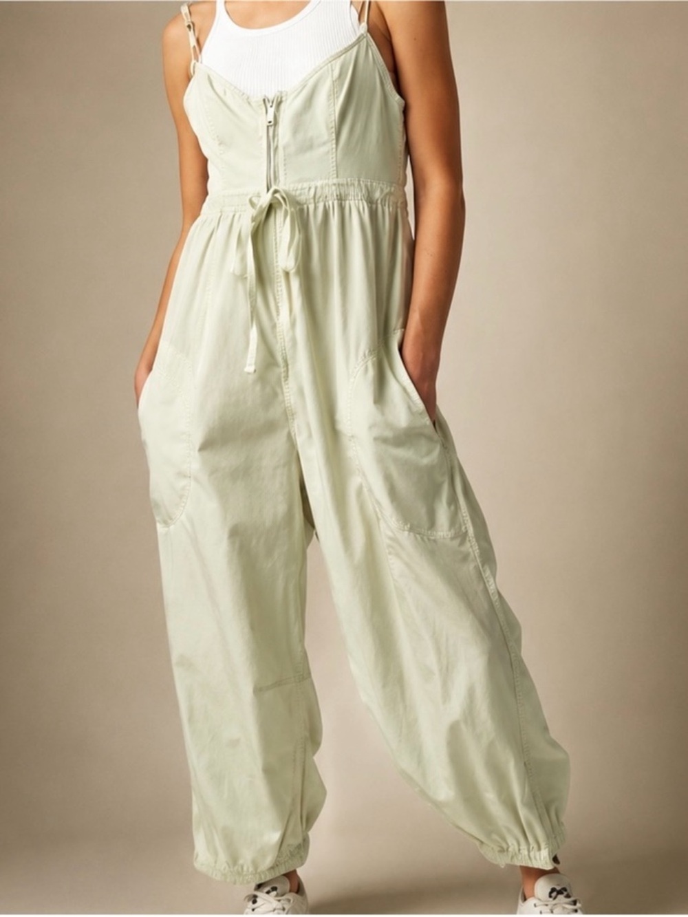 NWT FP Movement Down to Earth Onesie Jumpsuit in Summermist Light Green Small